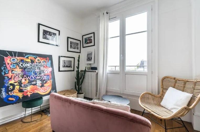 Le Nid Parisien - Chic - Vue Tour Eiffel Appartement